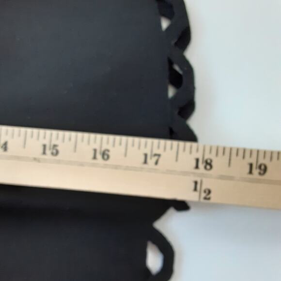 Milly Minis Eyelet Flare Dress Black Stretch Knit Toddler 2 Fit Flare Twirl NWT - Picture 12 of 12